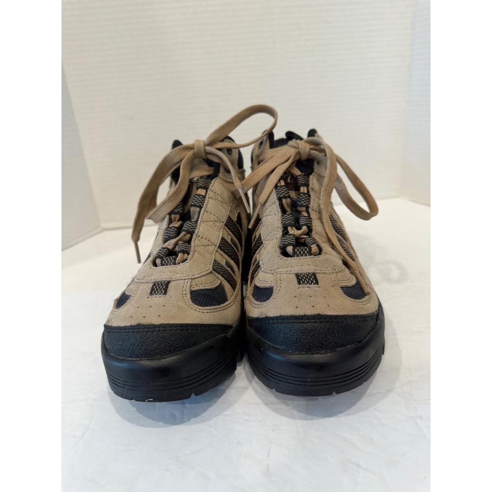 Nevados Womens Tan and Black Lace Up Chunky Lug Sole Hiking Sneaker Boots Sz 7.5 - Picture 3 of 10